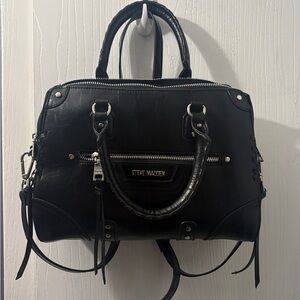 Steve Madden Black Satchel Bag